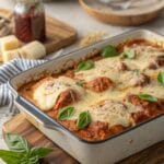 Chicken Parmesan Casserole, chicken casserole, cheesy chicken bake, easy chicken recipes, family dinner ideas, Italian chicken casserole, comfort food recipes
