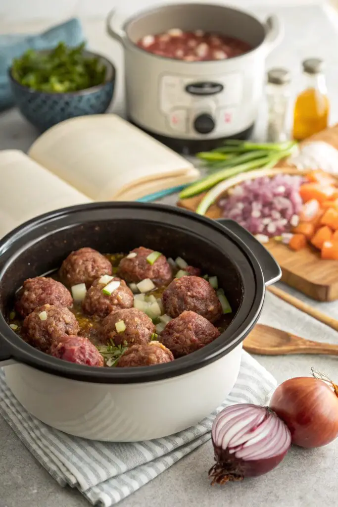 10 Irresistible Beefy Onion Crockpot Meatballs – The Ultimate Comfort Food