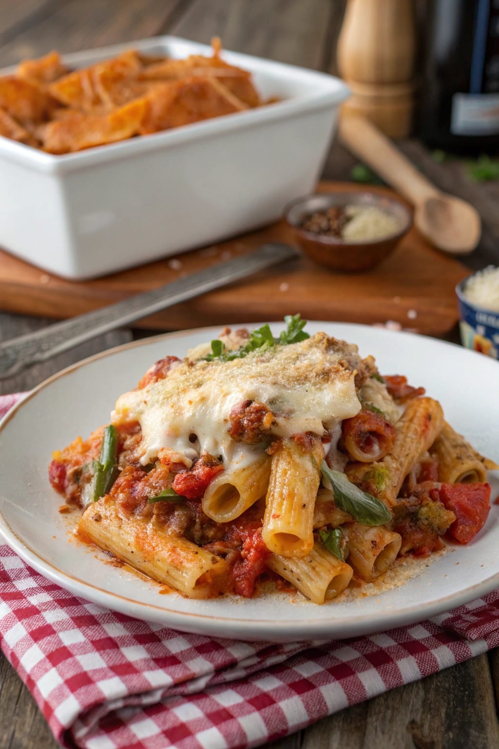 To make the Best Baked Ziti Ever, here’s what you’ll need