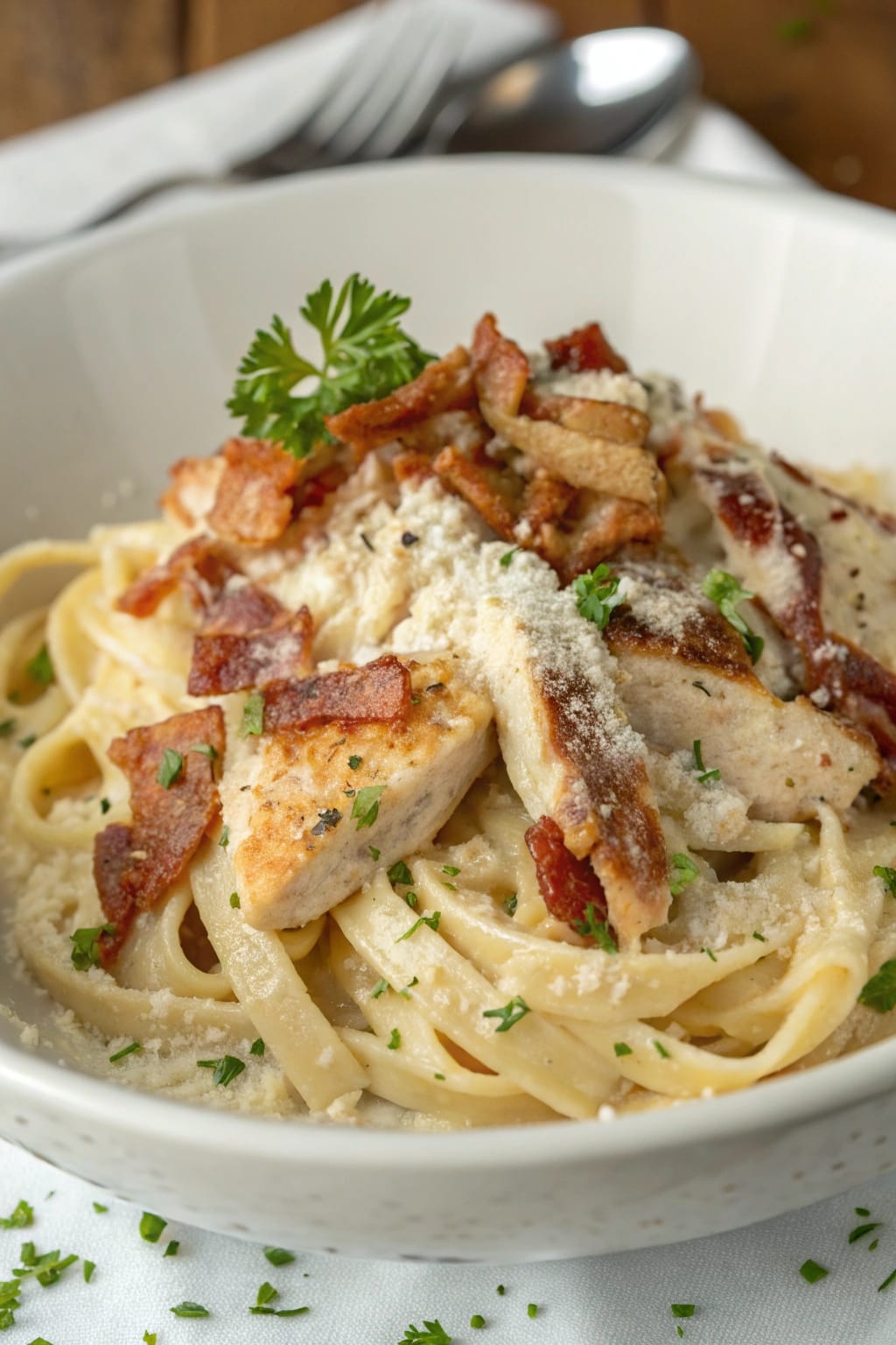 Ultimate Chicken Bacon Ranch Pasta – Creamy Comfort in 30 Minutes