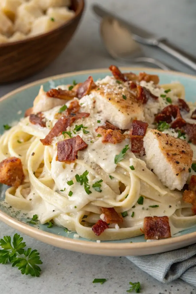 Ultimate Chicken Bacon Ranch Pasta – Creamy Comfort in 30 Minutes