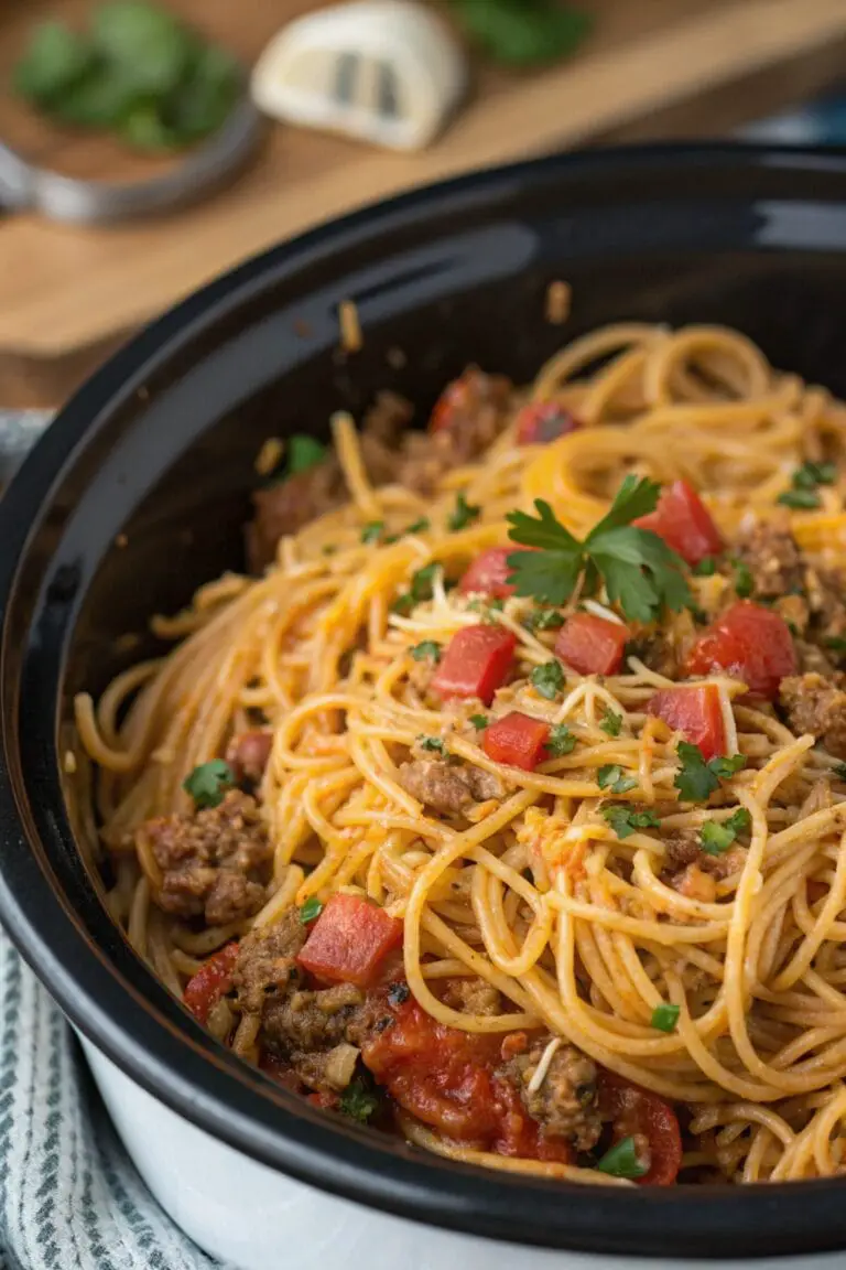 Crockpot Taco Spaghetti Recipe: A Flavorful, Easy Weeknight Dinner