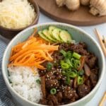 Korean Ground Beef Bowl