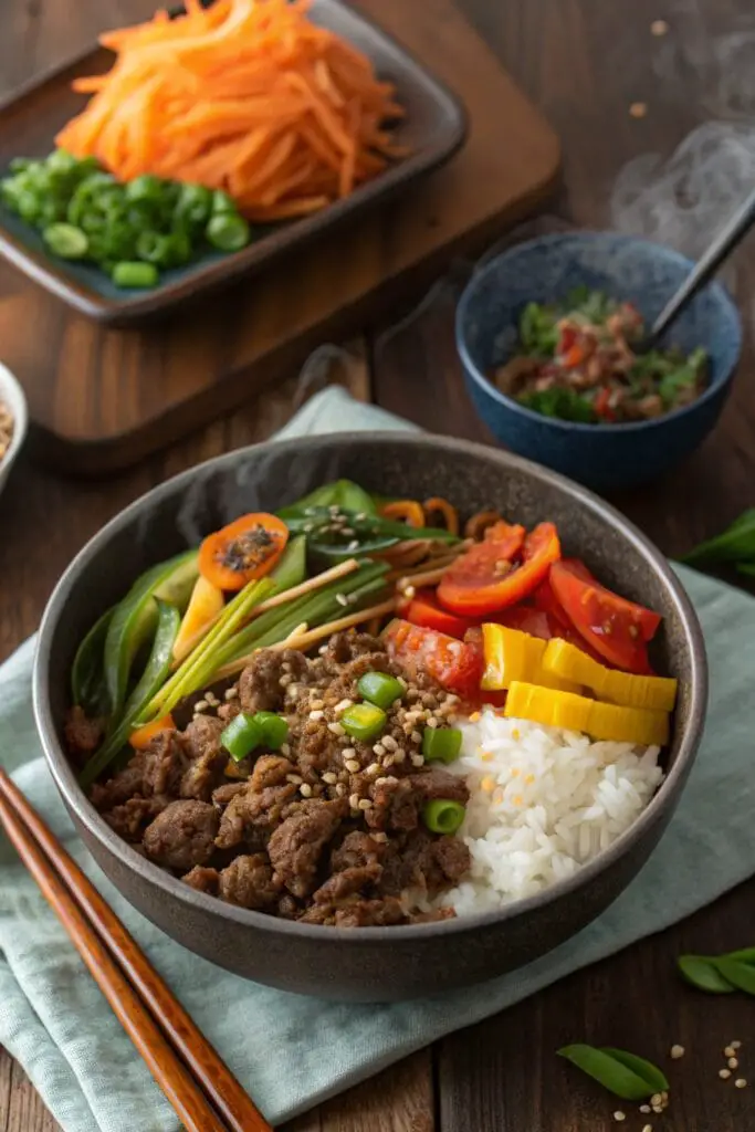 Korean Ground Beef Bowl