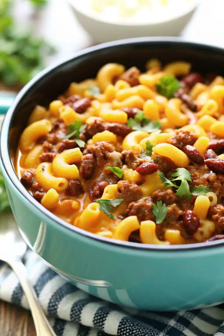 The Best Crockpot Chili Mac and Cheese Recipe: 6-Ingredient Comfort Food