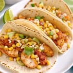 Ingredients for Fried Chicken Street Corn Tacos
