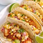 Ingredients for Fried Chicken Street Corn Tacos