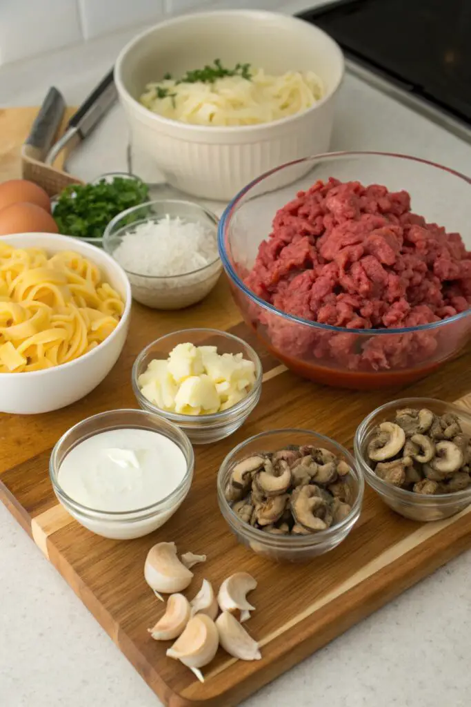 Ground Beef Stroganoff Recipe