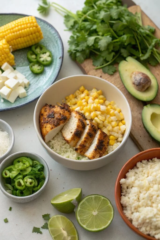 The Best Street Corn Chicken Rice Bowl – A Bold, Flavorful Meal Ready in 40 Minutes