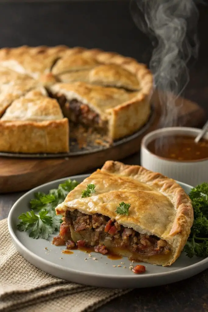 Italian Beef and Sausage Pie