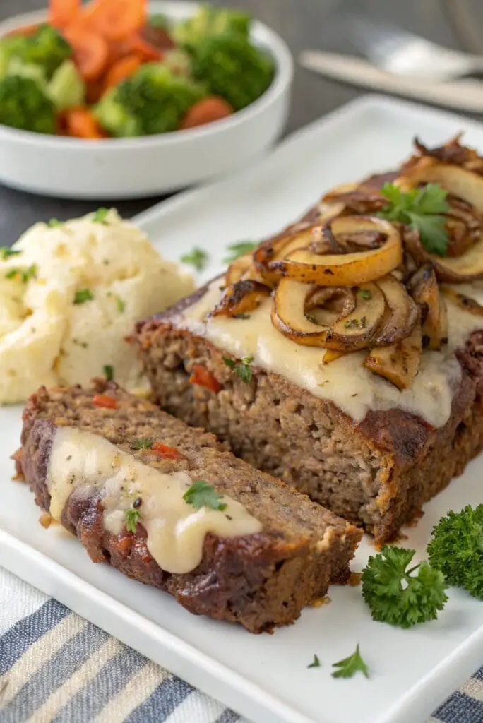 Philly Cheesesteak Meatloaf