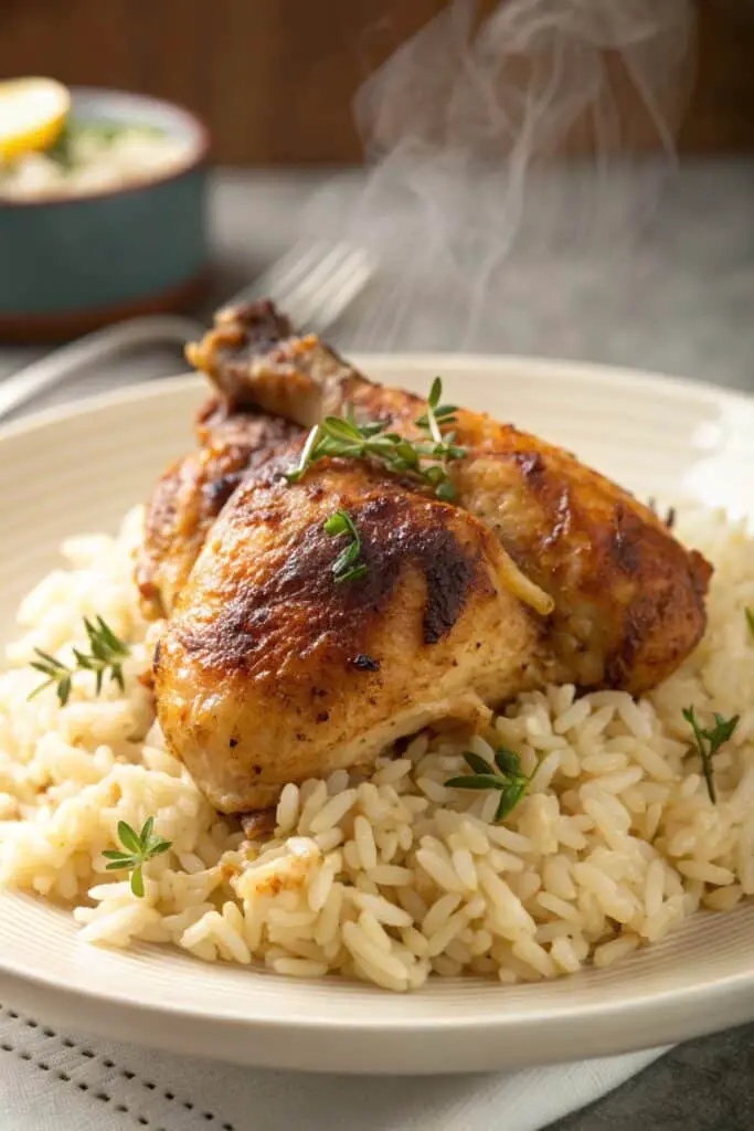 5-Star Oven Baked Chicken and Rice: A Flavorful One-Pan Meal for Busy Nights