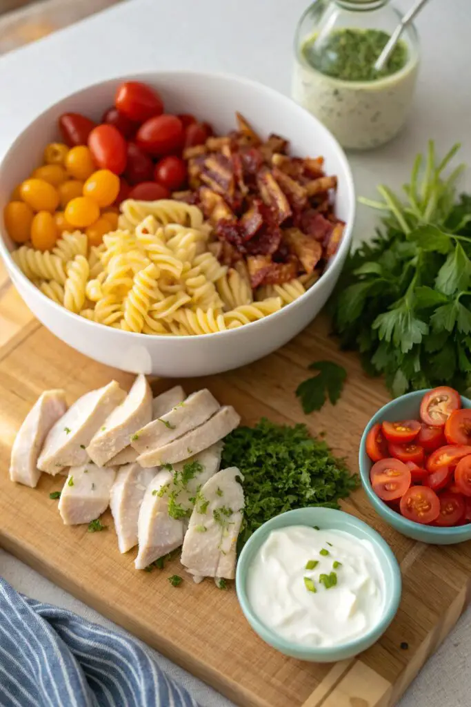 Ultimate Chicken Bacon Ranch Pasta – Creamy Comfort in 30 Minutes