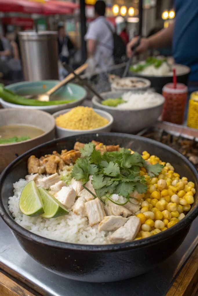 The Best Street Corn Chicken Rice Bowl – A Bold, Flavorful Meal Ready in 40 Minutes