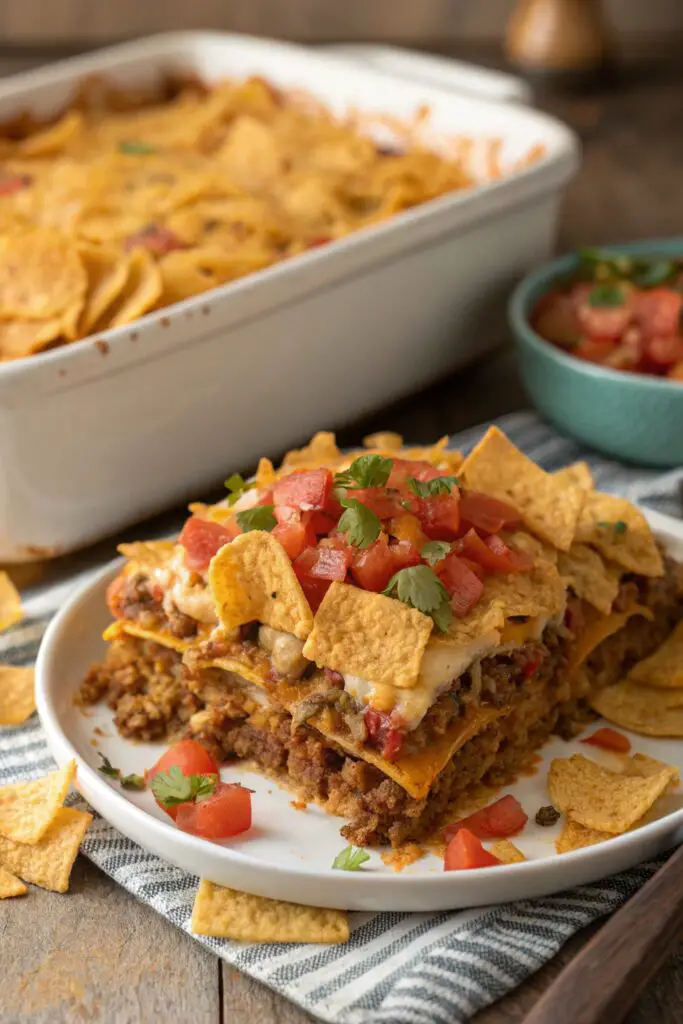 The Ultimate Taco Casserole with Fritos Recipe: 6-Ingredient Tex-Mex Comfort Food