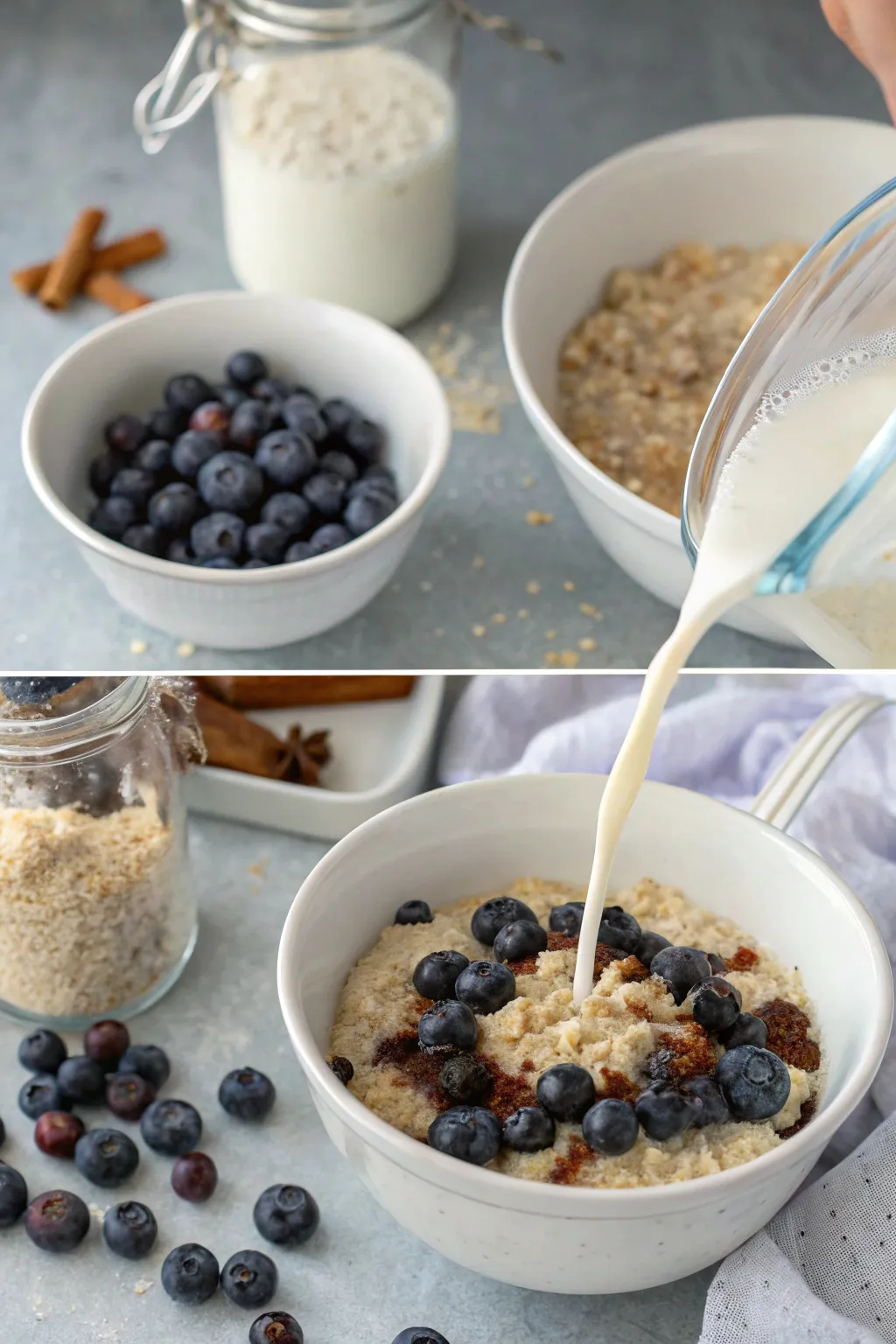 5-Minute Blueberry Overnight Oats Recipe for a Healthy Breakfast