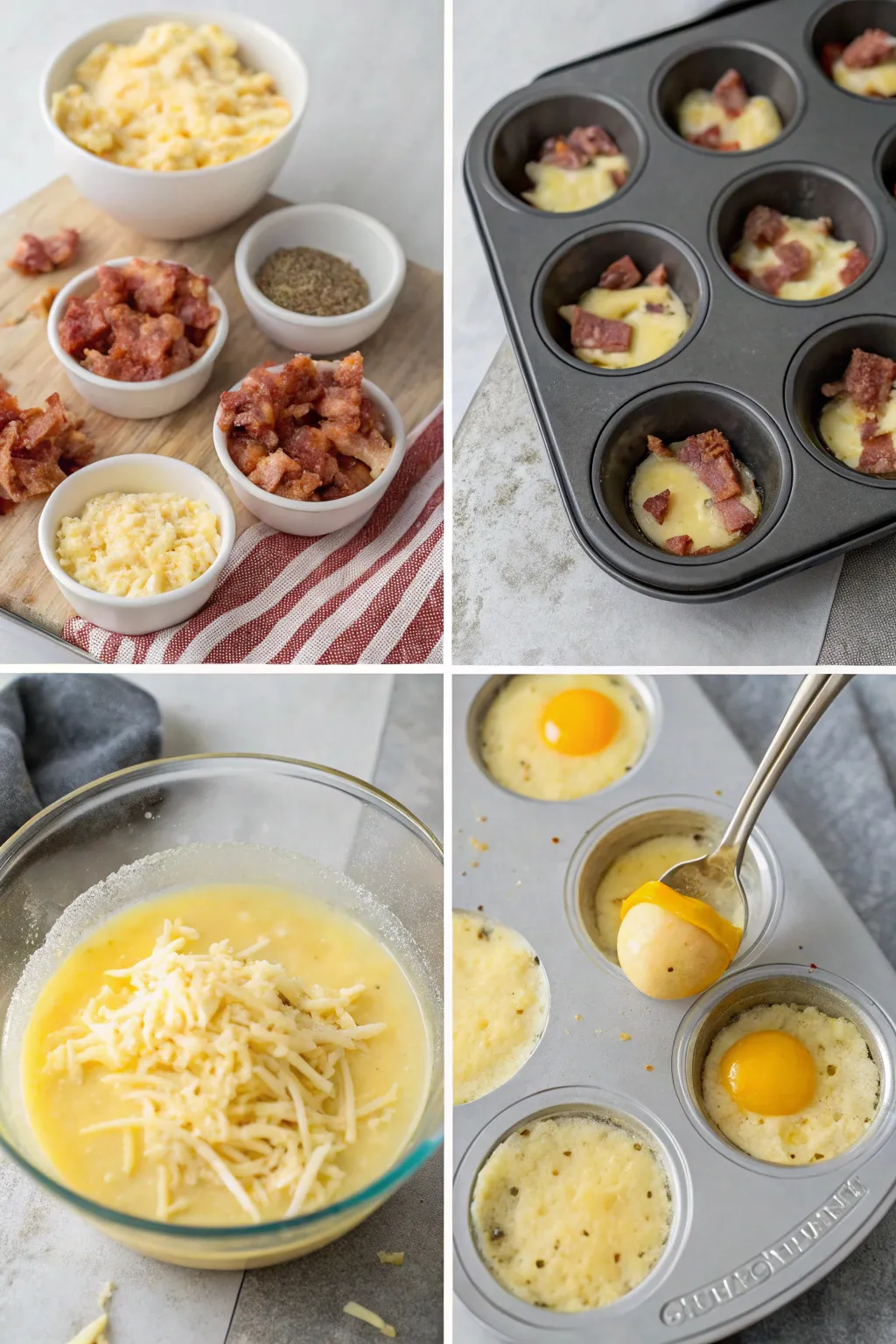 Bacon and Cheese Egg Bites (Irresistibly Easy 6-Ingredient Recipe!)