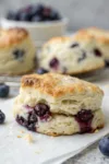 Sweet Blueberry Buttermilk Biscuits