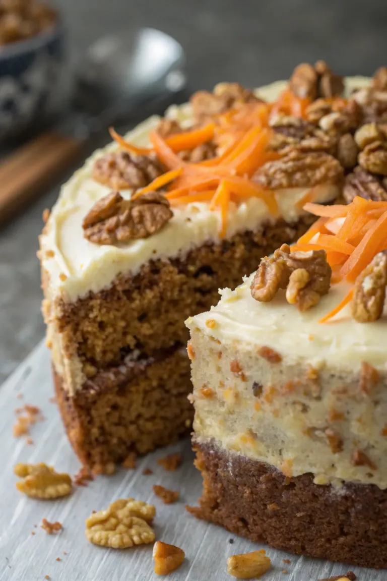 Carrot Walnut Cake