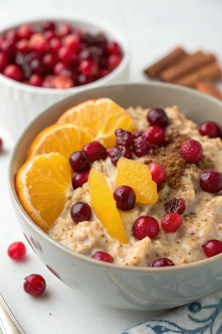 Cranberry Orange Overnight Oats