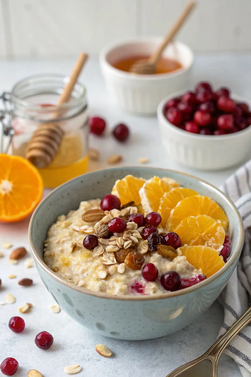 Cranberry Orange Overnight Oats