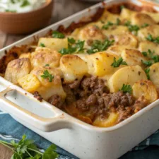 Hamburger Potato Casserole