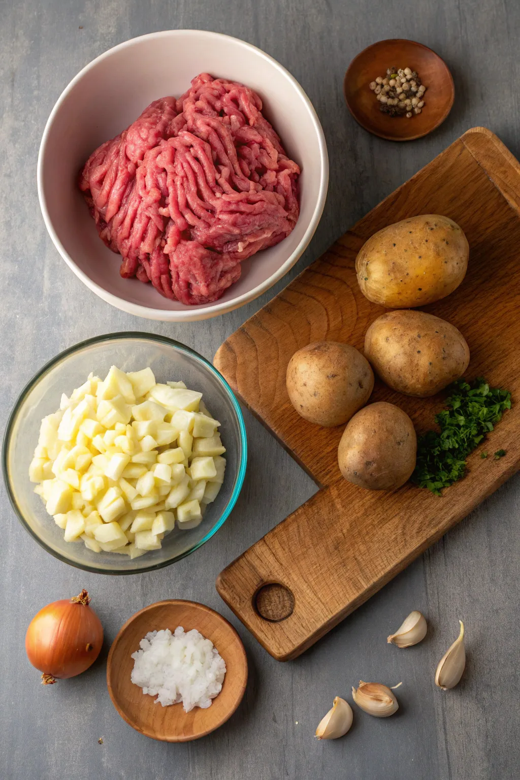 Hamburger Potato Casserole