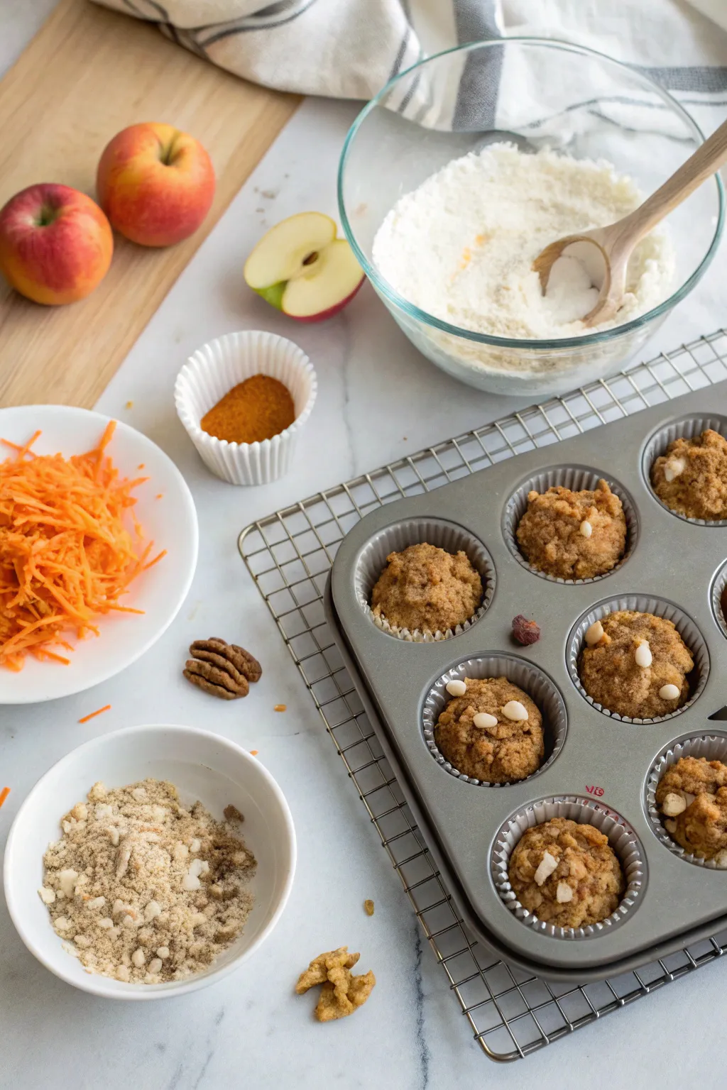 Healthy Morning Glory Muffins