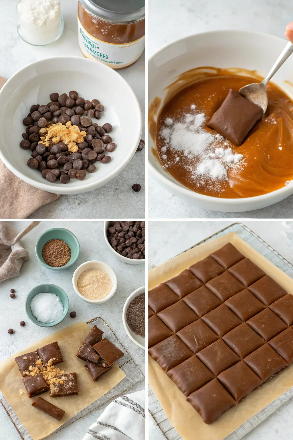 Salted Caramel Chocolate Stuffed Pillows