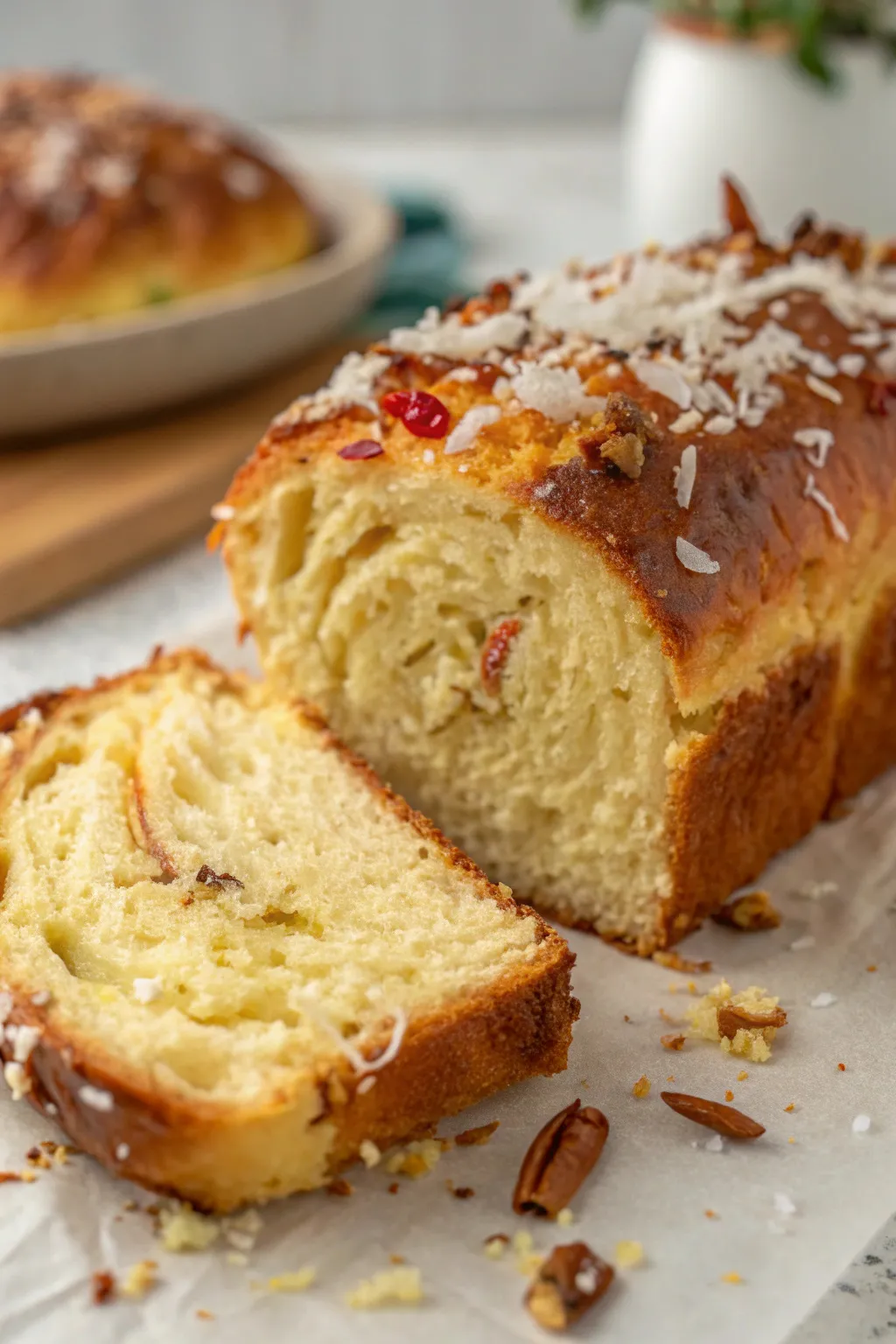 Trinidad Coconut Sweet Bread