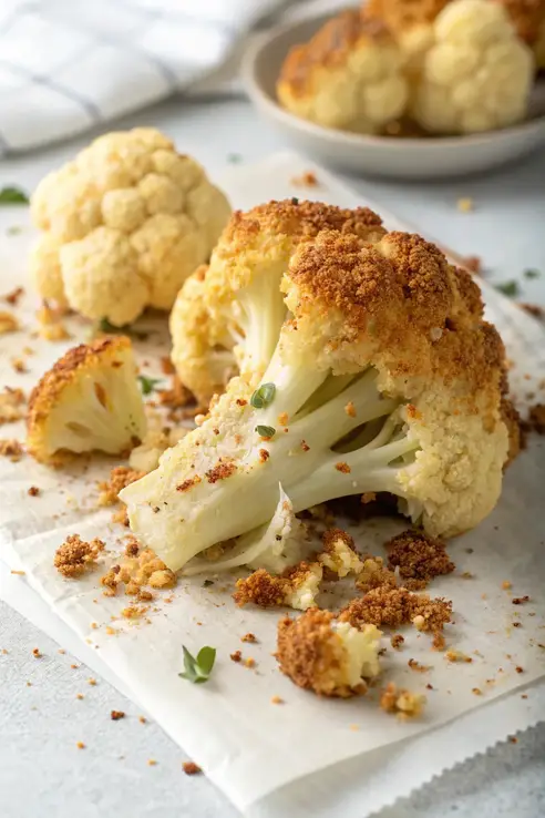 crispy roasted cauliflower