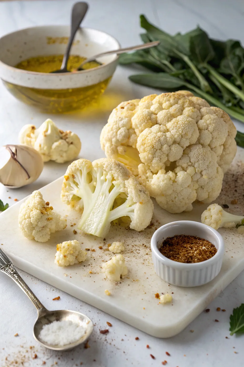 crispy roasted cauliflower