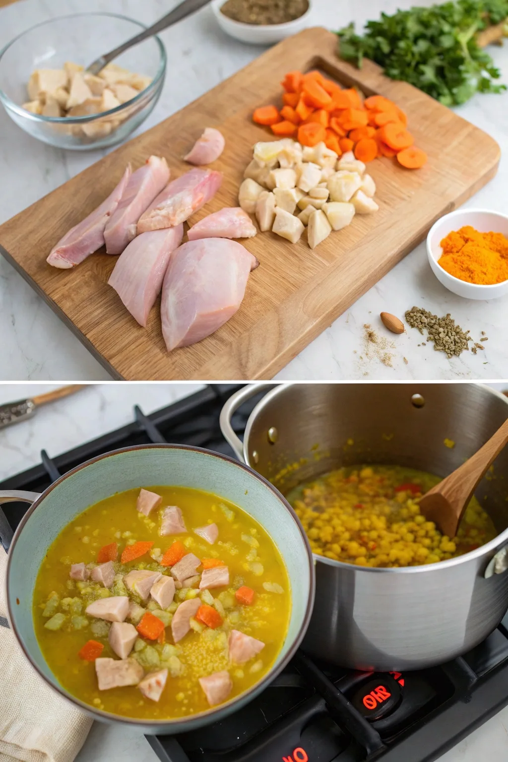 Anti-Inflammatory Turmeric Chicken Soup