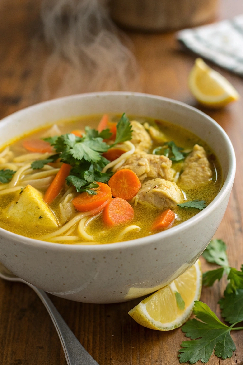 Anti-Inflammatory Turmeric Chicken Soup