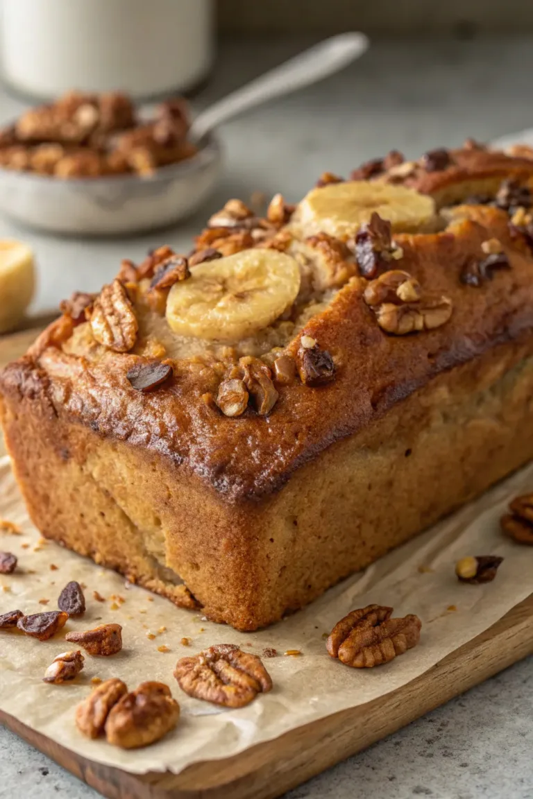 Banana Loaf with Walnuts