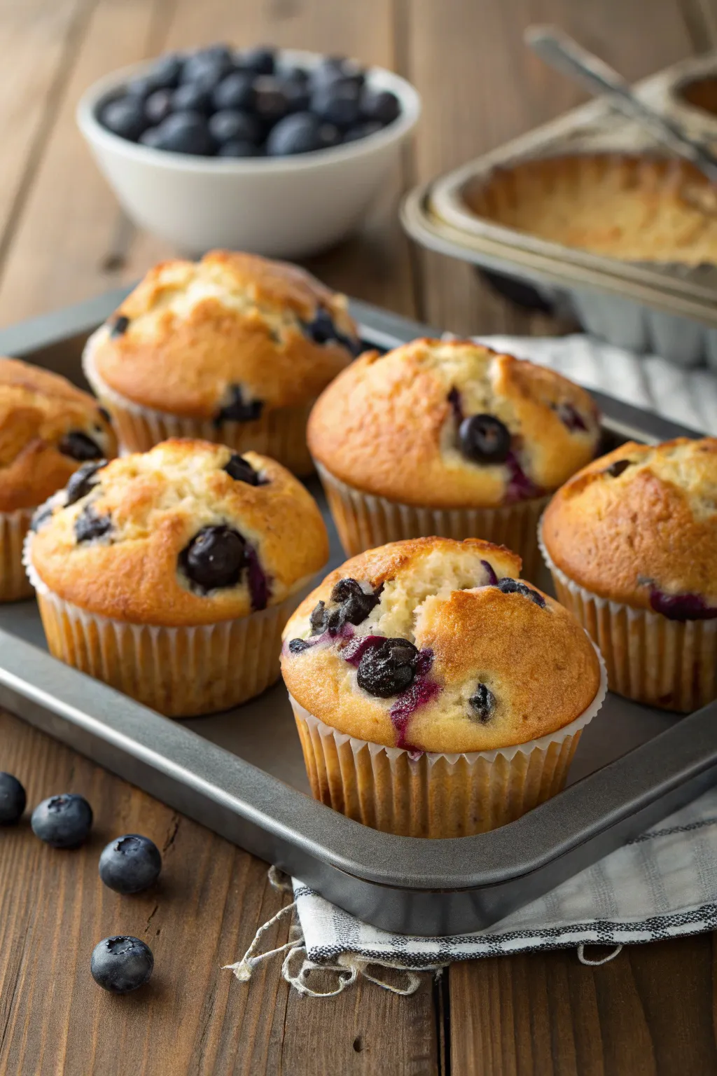 Blueberry muffins