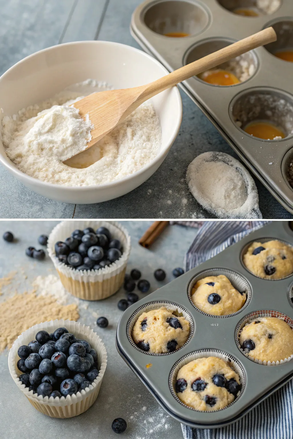 Blueberry muffins