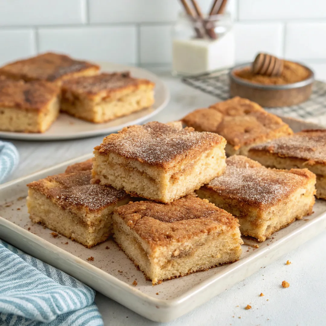 Chewy Snickerdoodle Cookie Bars