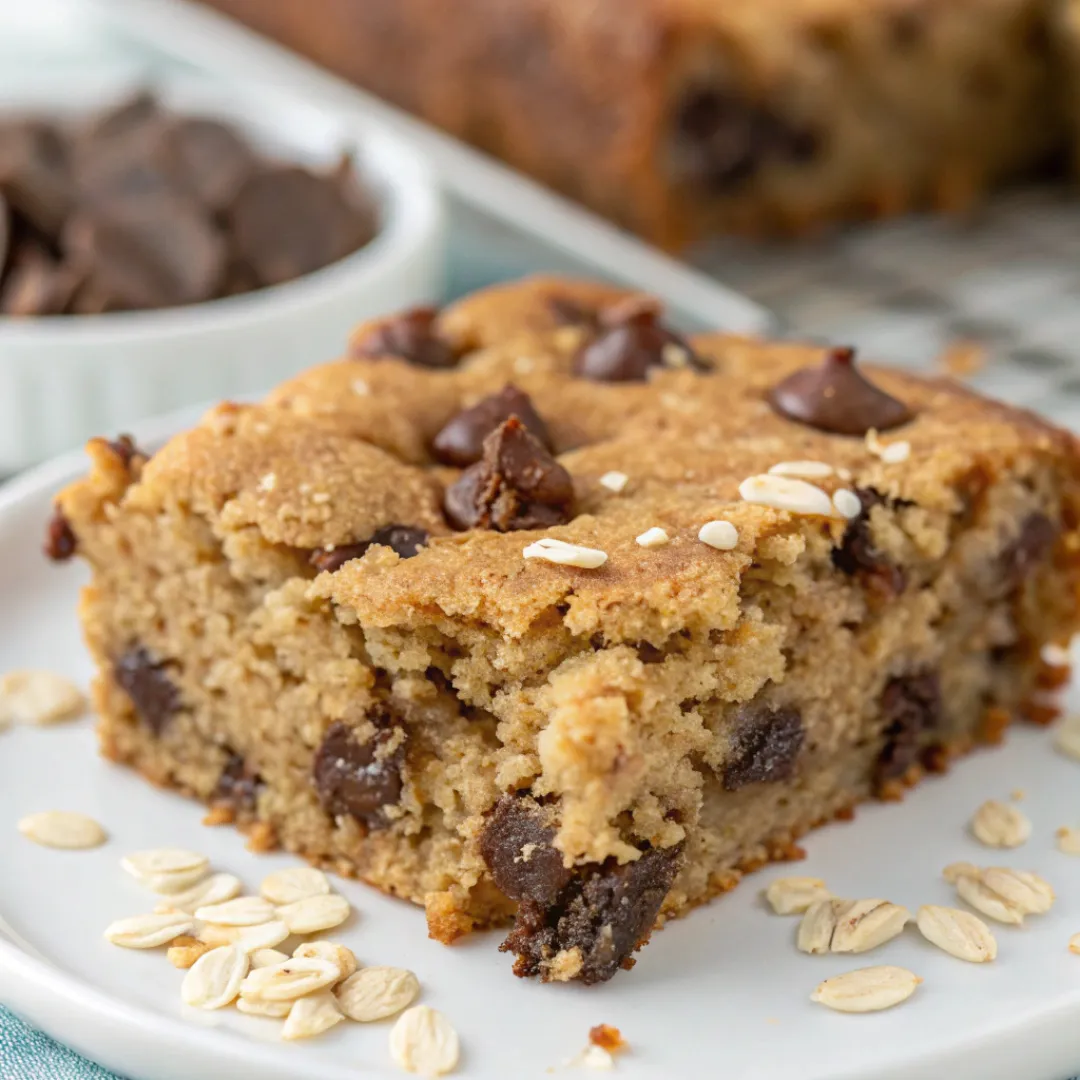 Chocolate Chip Cookie Oatmeal Cake