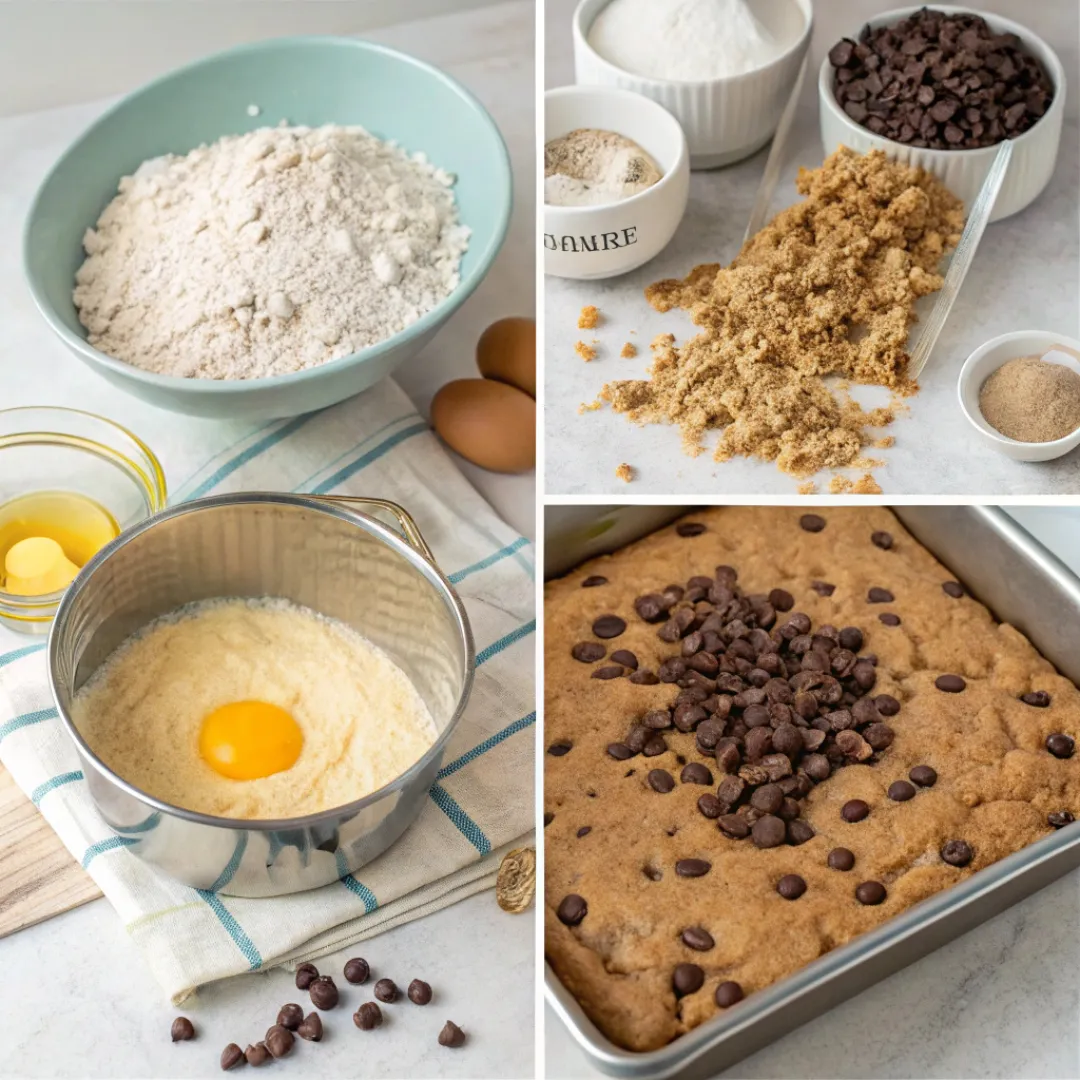 Chocolate Chip Cookie Oatmeal Cake