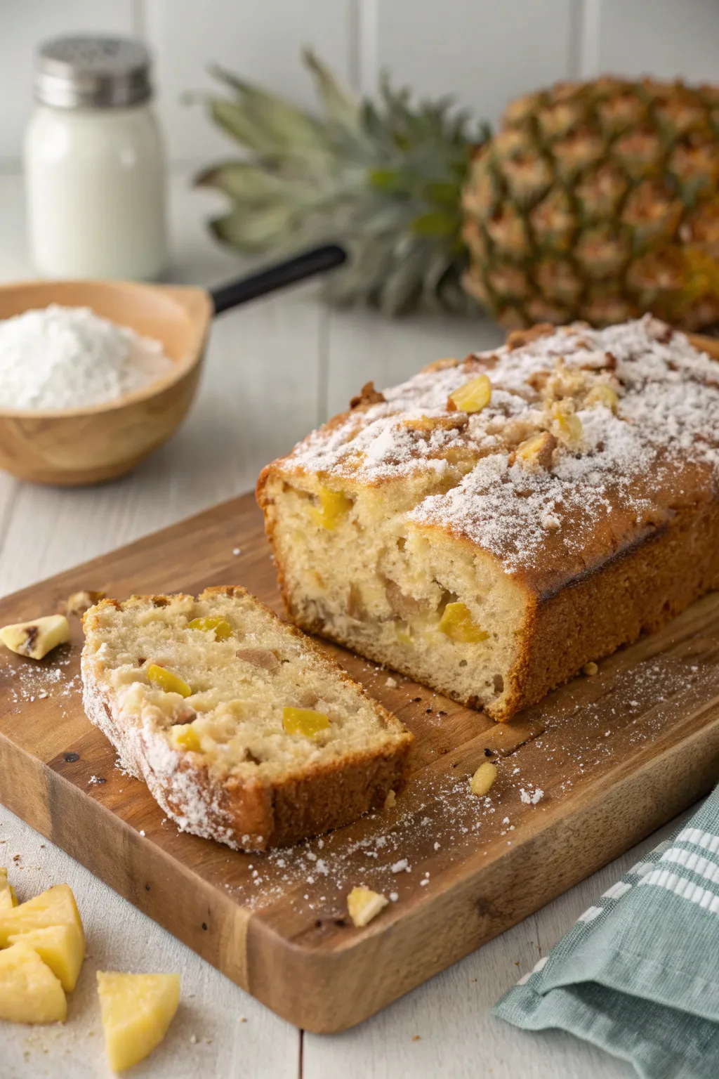 Coconut Pineapple Banana Bread