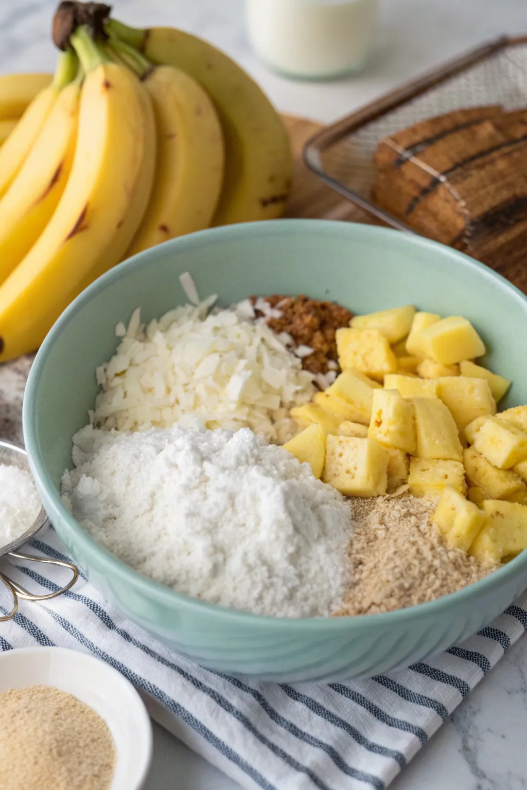 Coconut Pineapple Banana Bread