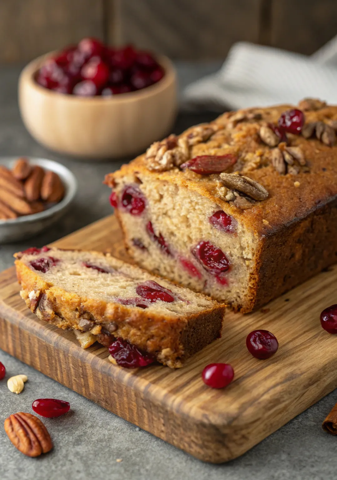 Cranberry Banana Nut Bread