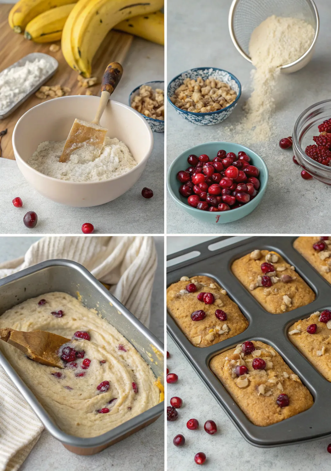 Cranberry Banana Nut Bread