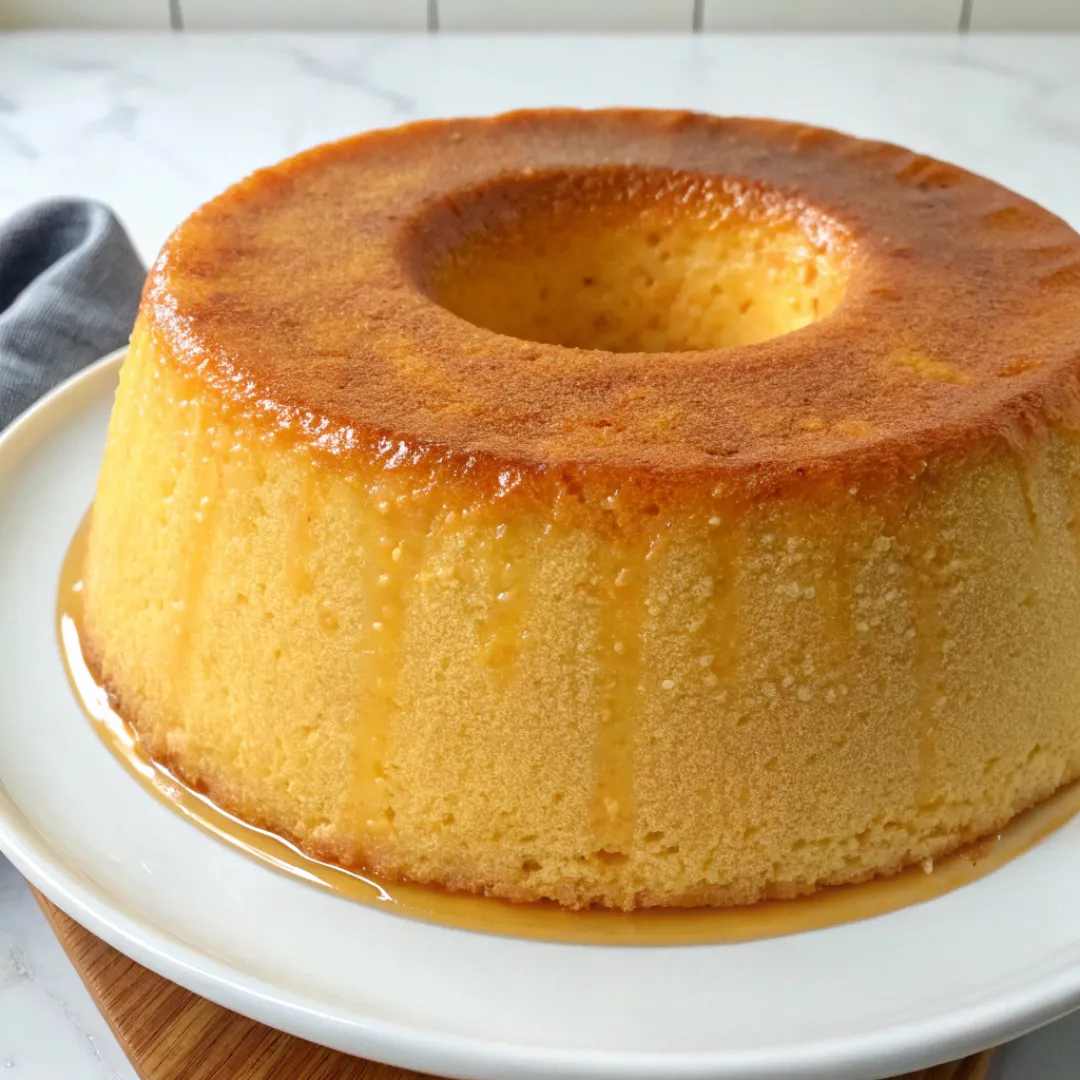 Eggless Condensed Milk Pound Cake