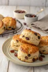 Perfectly Fluffy Raisin Scones