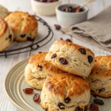 Perfectly Fluffy Raisin Scones