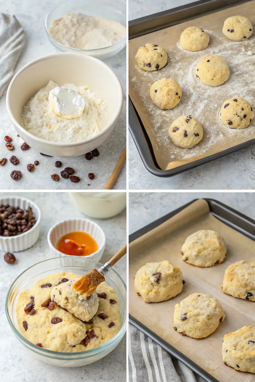 Perfectly Fluffy Raisin Scones