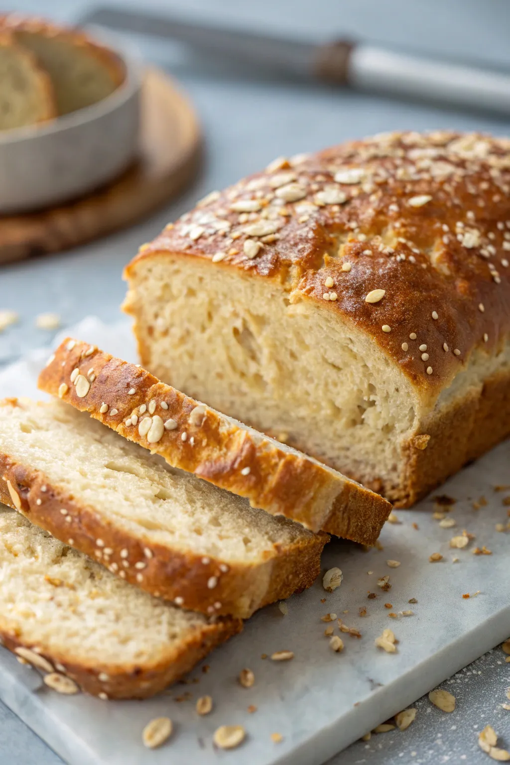 Greek Yogurt Oat Bread