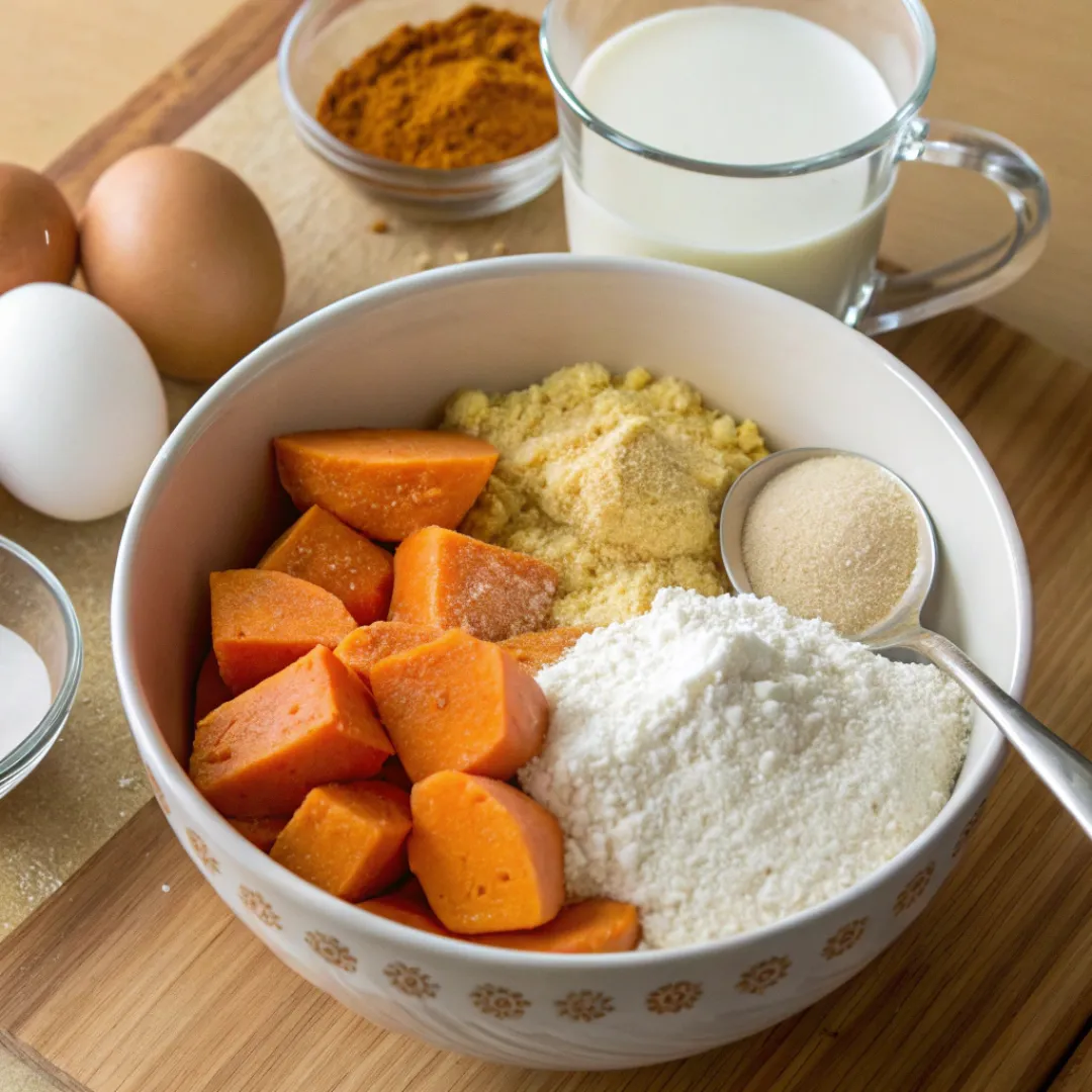 Honey Butter Sweet Potato Cornbread